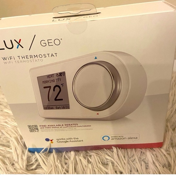 Lux Smart WiFi Thermostat - White - Picture 4 of 6